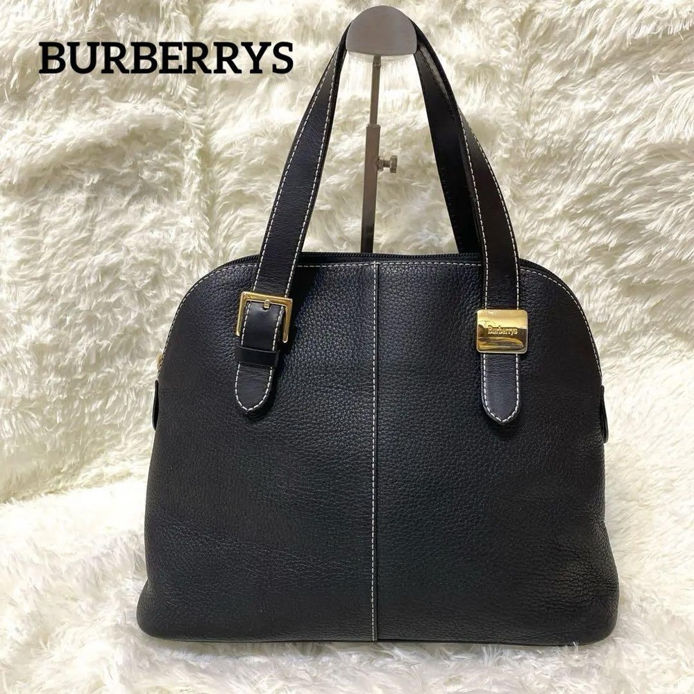 Burberry Handbag Nova Check Leather Hardware