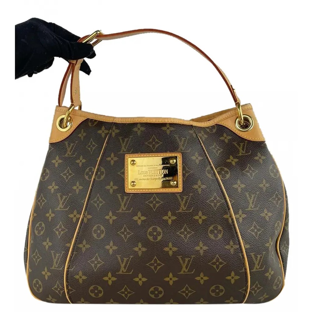 Authentic Louis Vuitton Galliera PM Monogram Canvas Shoulder Hobo Bag