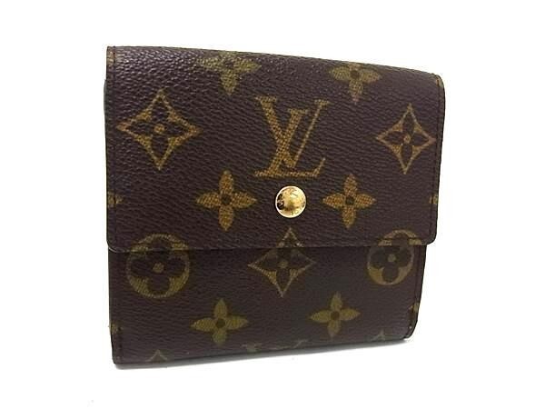 Vuitton Wallet Port Monnaie Bien Carte de Cr dit Monogram M61652 W fold Tri fold