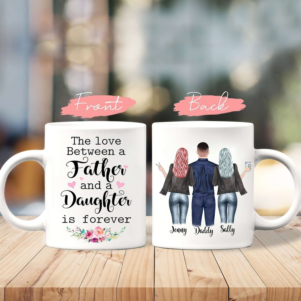 Personalized Father Daughter Mug Father's Day Gift From Daughter Daughter Mug