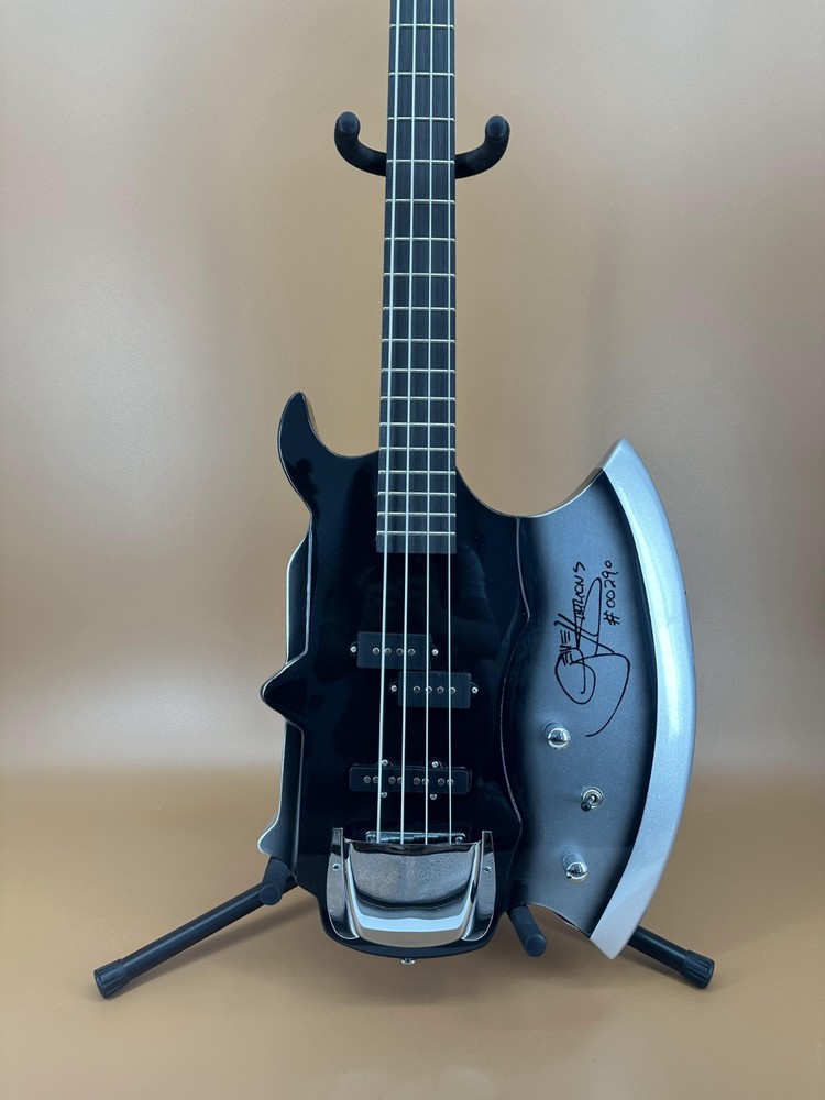 Electric Guitar Axe Bass Gene Simmons Bass Rosewood Fretboard Black US Warehouse