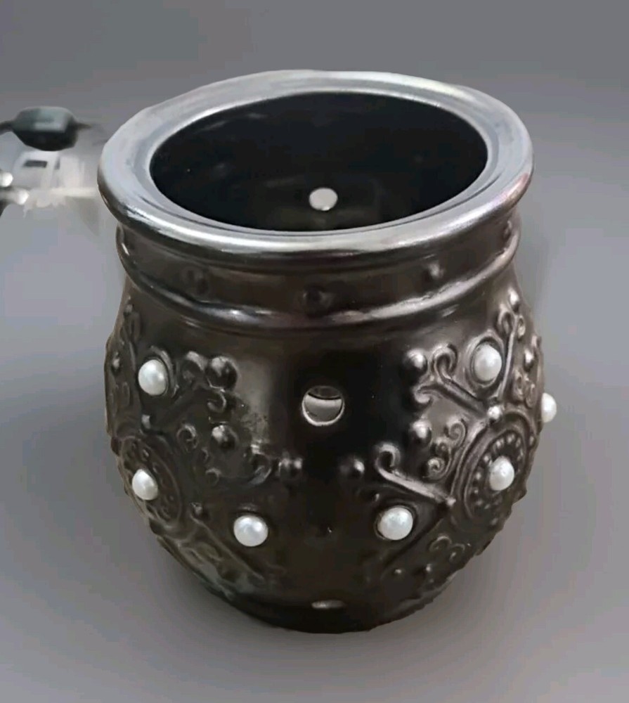 Scentsy MARGOT Pearl Bronze Metallic look Wax Warmer - Retired & Rare (No Top)