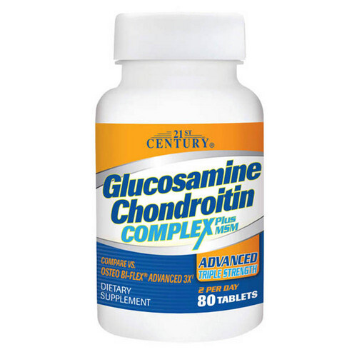 21st Century Glucosamine Chondroitin Complex Plus MSM T