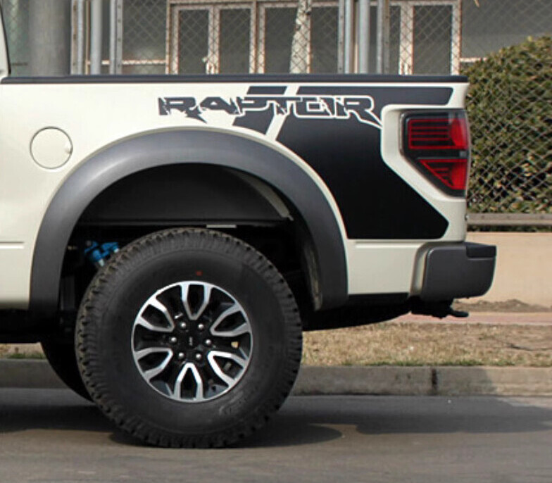 Ford F-150 pickup truck car decoration modification body sticker decals pulling