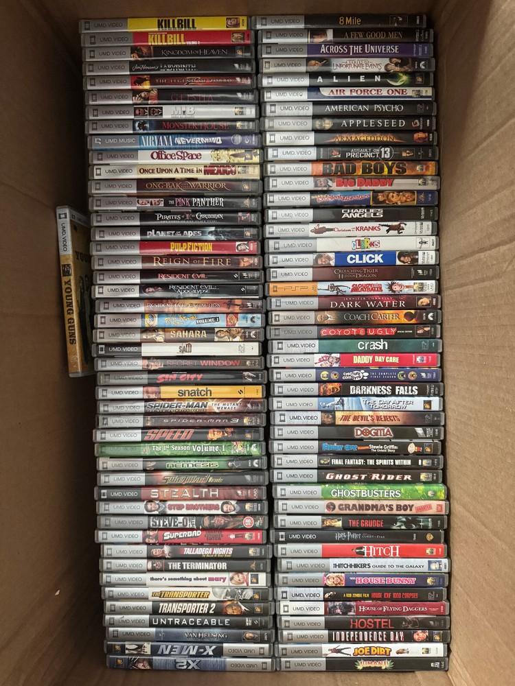 Sony PSP UMD Movies Compete with Case CIB  Videos - Pick and Choose- Build a Lot