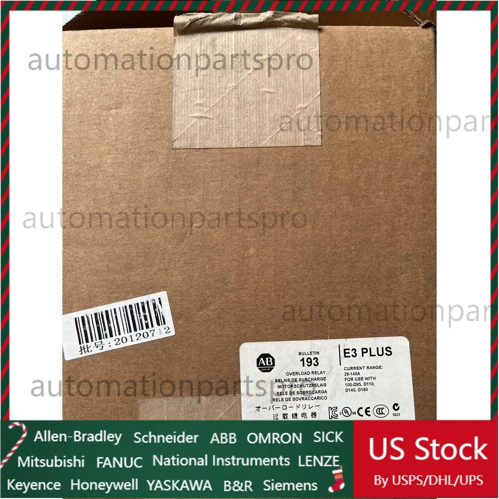 AB Rockwell Relay 193-EC3FF E3 Pl 28-140 A Overload Relay in box US Free Tax