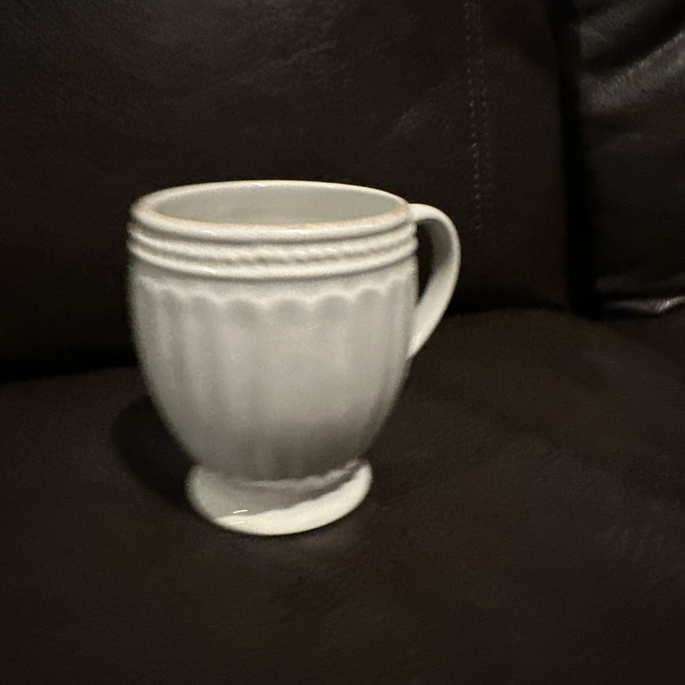Lenox French Perle Groove White Mug - Beautiful!!
