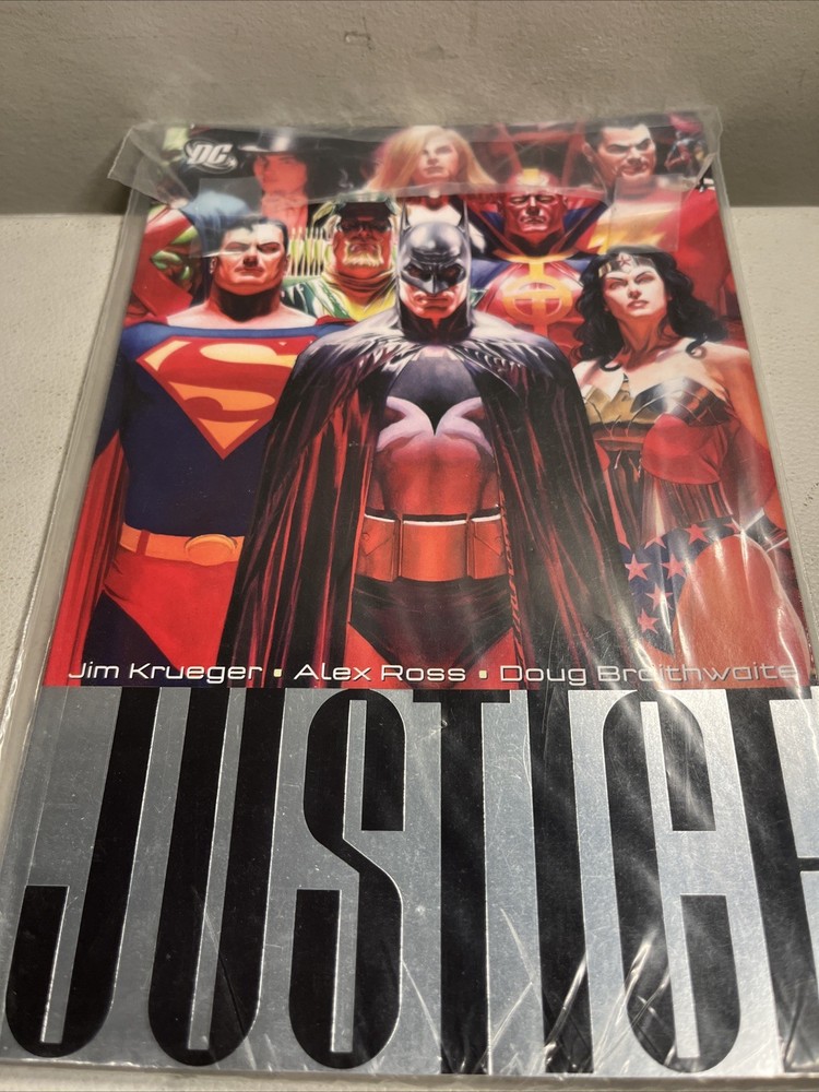 Justice Vol. 1 #1-4 DC Comics Paperback by Alex Ross & Jim Krueger 2008