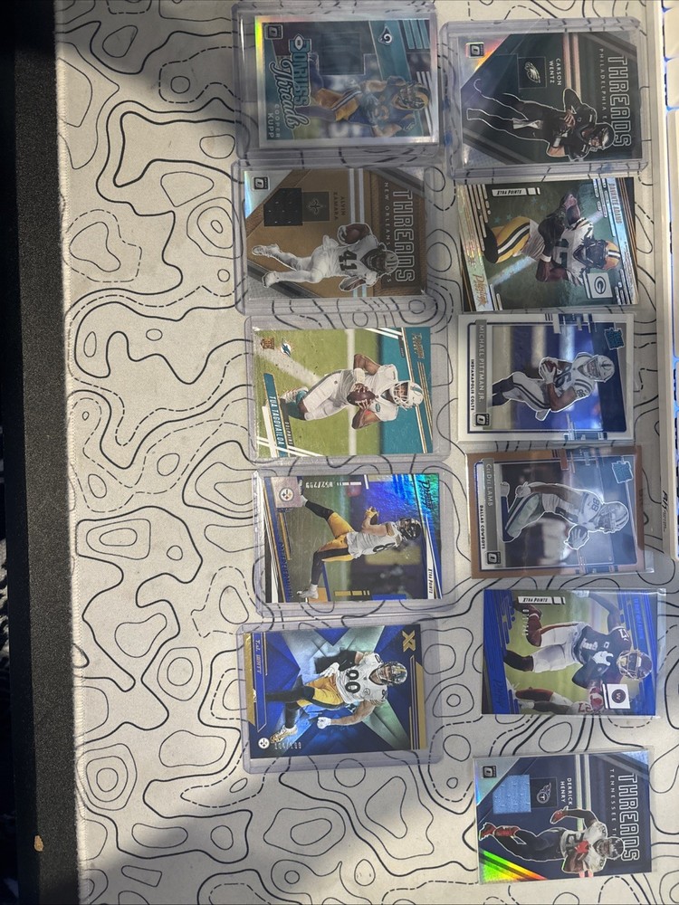 Football Card Lot Numbered And Rookies And Patches