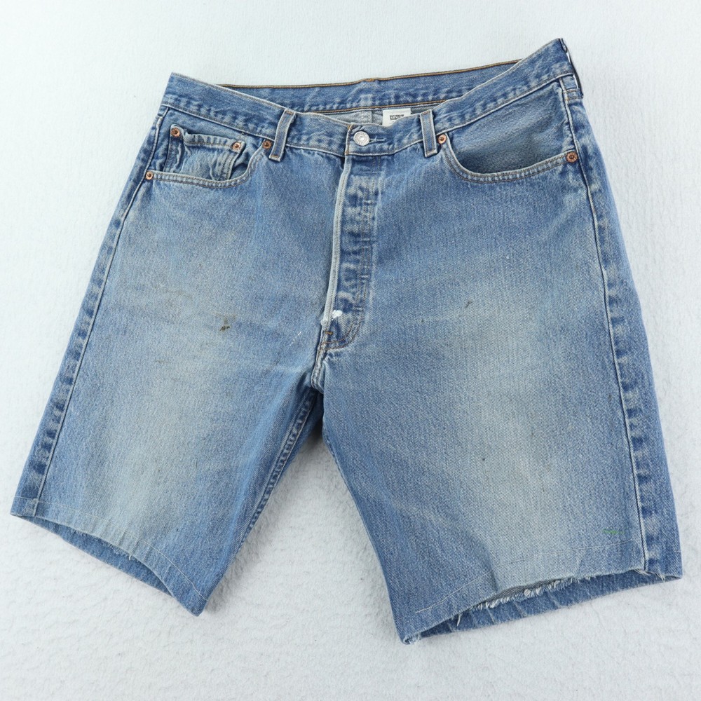 VTG Levi's Shorts Mens 36 Blue Medium Wash 10