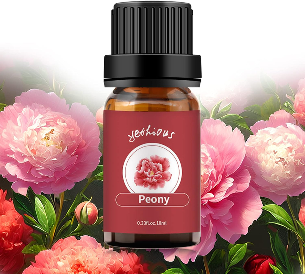Peony Essential Oils for Diffuser & Aromatherapy Pure Peony Oil for Skin - 10ML
