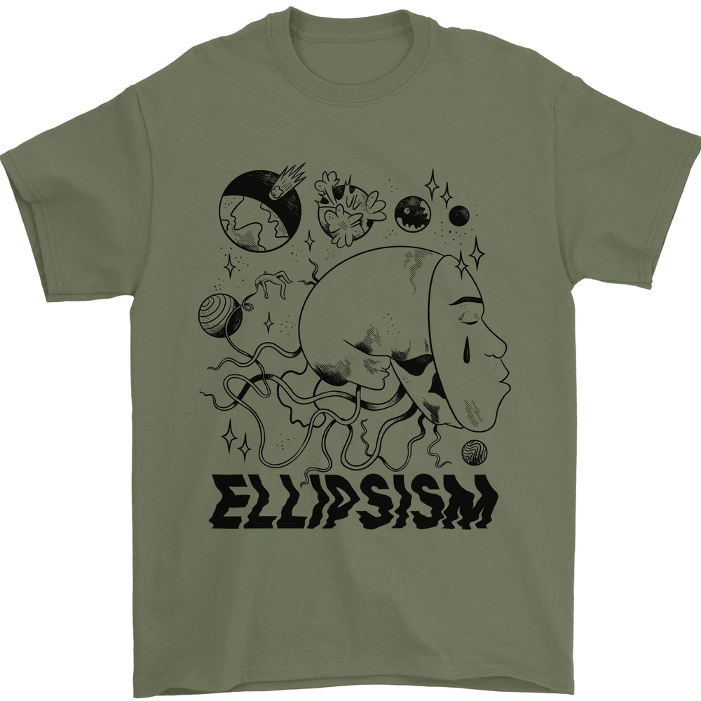 Ellipsism Missing Out on the Future Mens T-Shirt 100% Cotton
