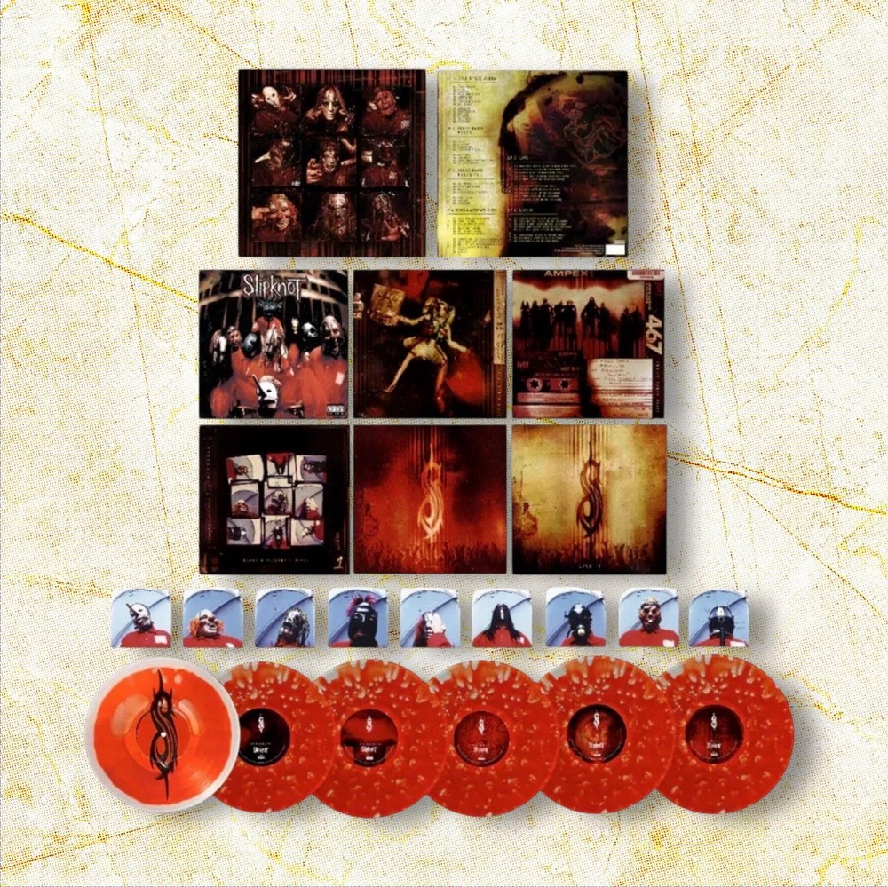 PRESALE SLIPKNOT 6LP (25th Anniversary Blood Filled Box Set) LE 100-image