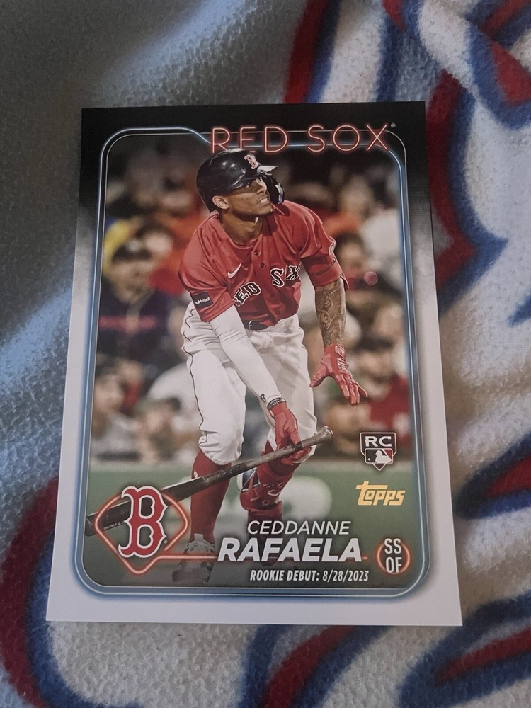 2024 Topps Update SUPER BOX Oversized Ceddanne Rafaela RC Red Sox Debut #US110
