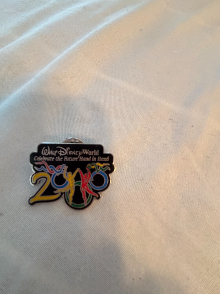 Walt Disney World 2000 Future Celebration Souvenir Hat and Lapel Pin