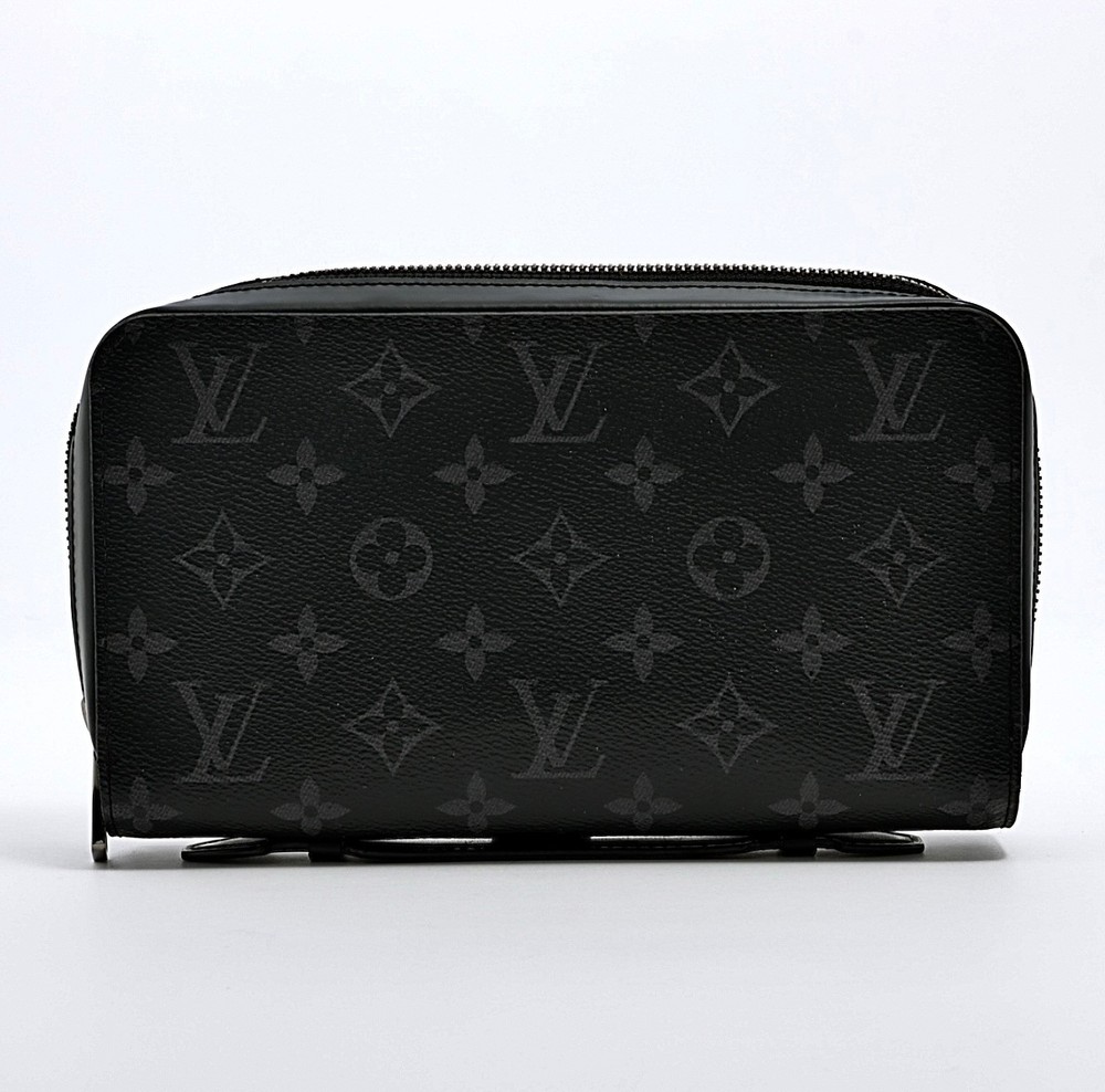 Louis Vuitton Zippy XL Wallet in Black Monogram Eclipse Canvas