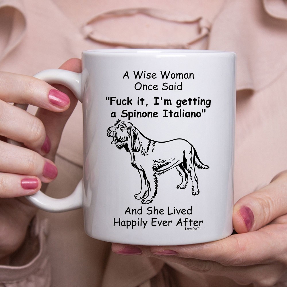 Funnyspinone Italiano Gifts For Women A Wise Woman Once Said Coffee Mug White