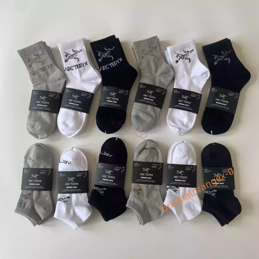 NEW 3pcs Arcteryx Lightweight Merino Wool Ankle Socks Size L for Men 9-12.5