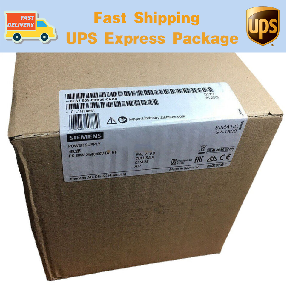 6ES7505-0RB00-0AB0 Siemens SIMATIC S7-1500 Expedited Shipping Spot Goods GQ