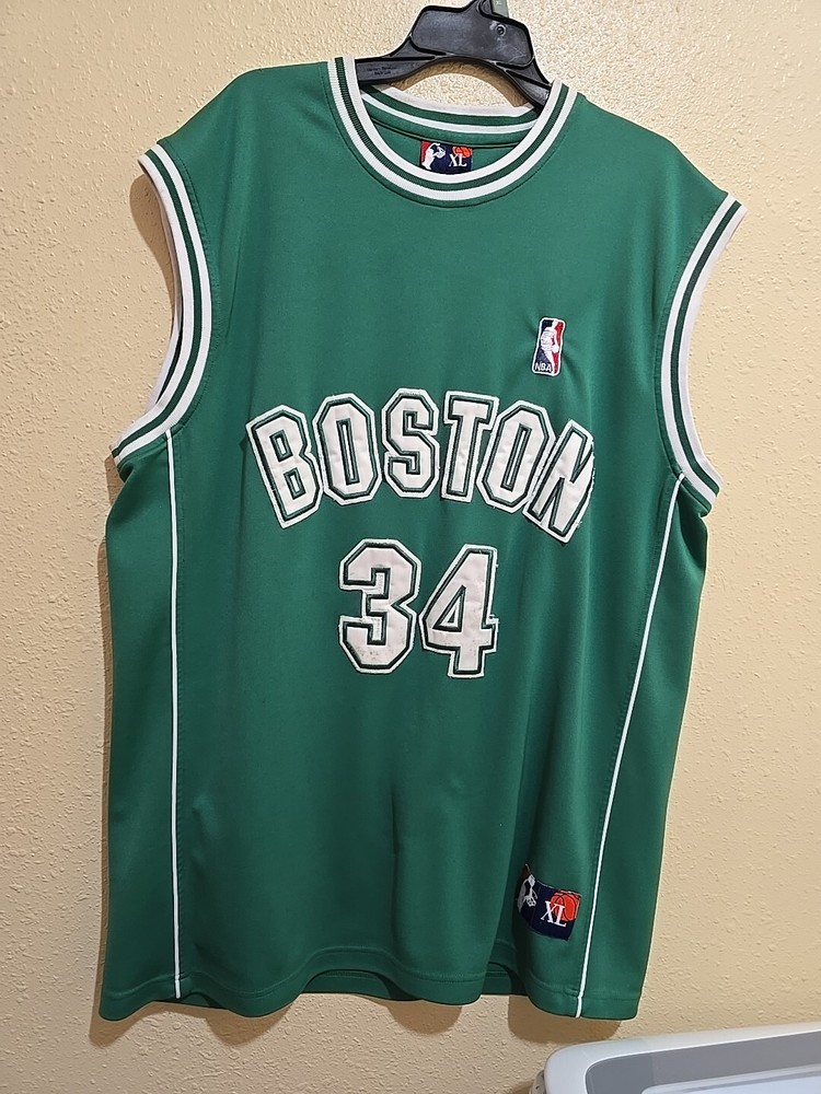 Vintage Boston Celtics #34 NBA Basketball Jersey Embroidered Men's Size XL