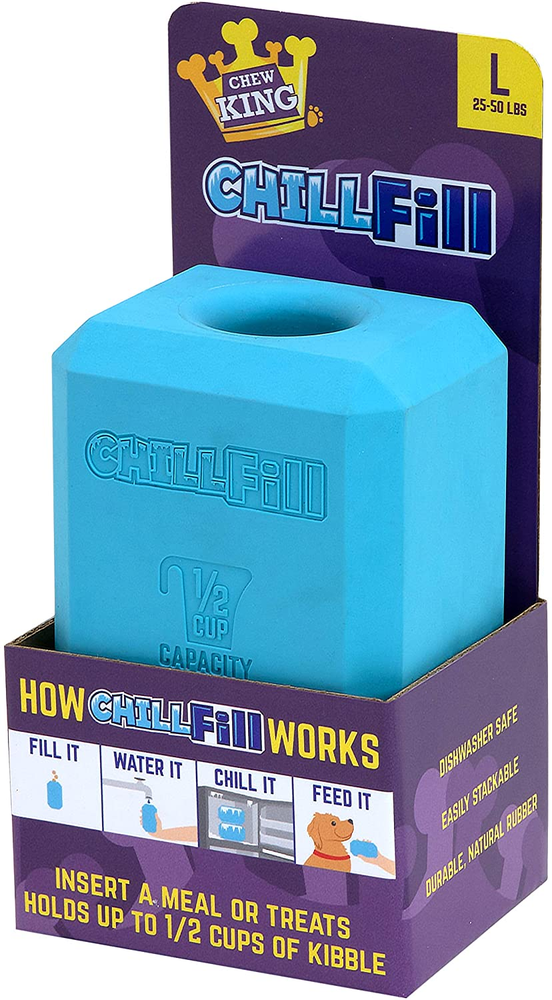 Premium Treat Dog Toy, Large, Extremely Durable Natural Rubber Fillable Toy Coll