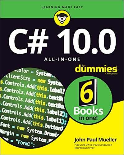 C# 10.0 All-in-One For Dummies - Paperback, by Mueller John Paul - Very Good