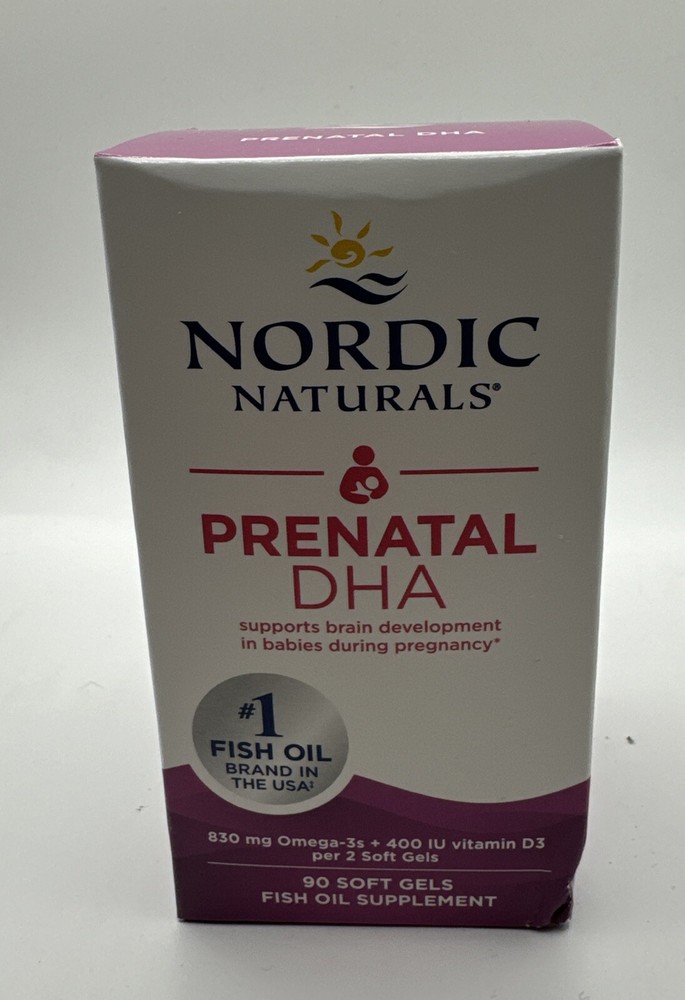 Nordic Naturals Prenatal DHA 90ct Exp 2027