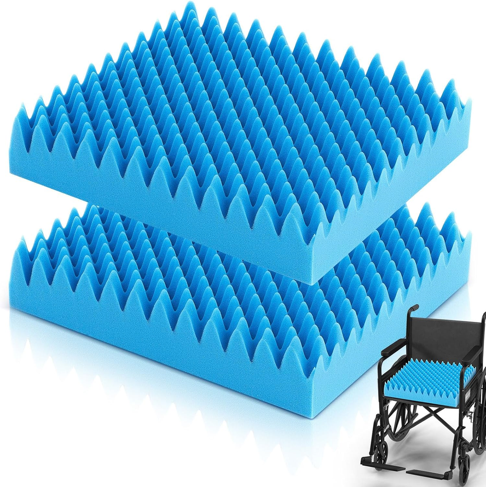 2 Pcs Egg Foam Pad Wheelchair Cushion to Relieve Back Egg Foam Cushions Recliner