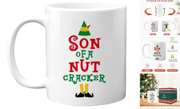 Buddy The Elf Christmas Coffee Mug 11oz Funny Holiday Drinking Cup Nutcracker