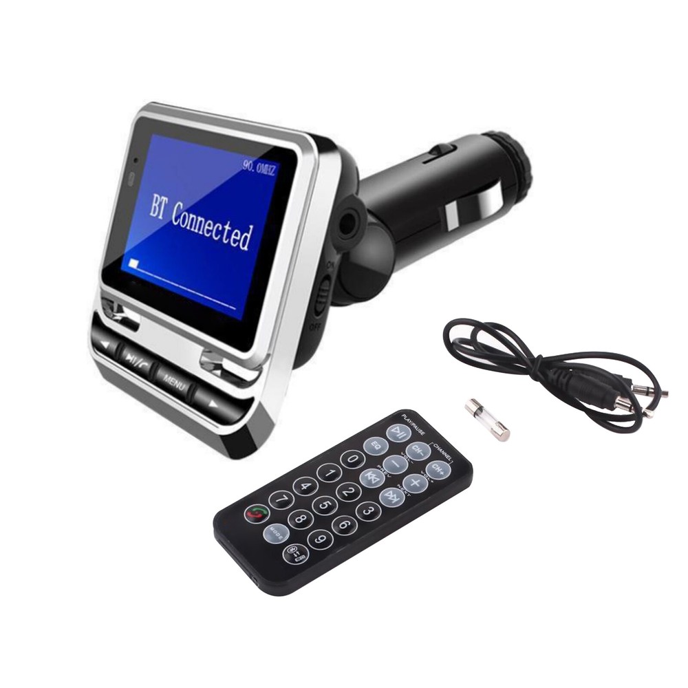 Bluetooth FM Radio Transmitter for Car with Cigarette Lighter Adapter