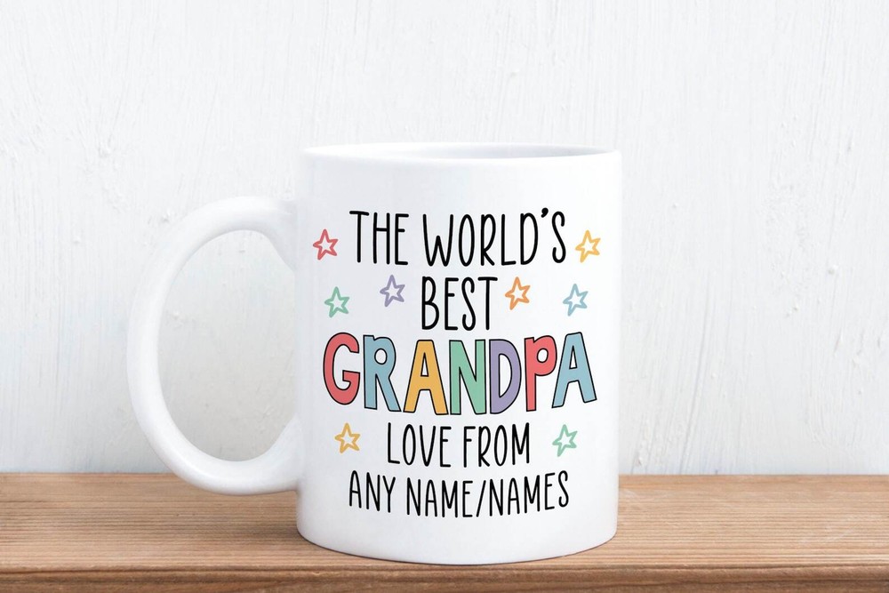 Personalised Worlds Best Grandpa Gift Mug