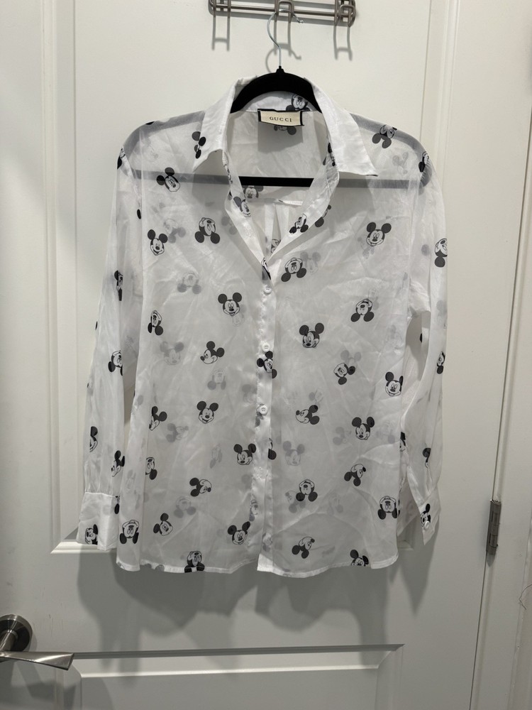 Gucci Blouse Women’s Mickey Mouse Size M