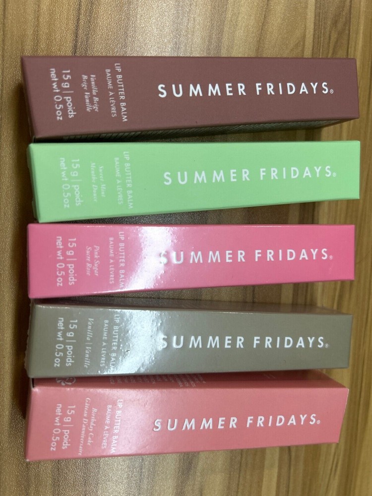Summer Fridays Lip Butter Balm 0.5 oz/15g New With Sealed Box