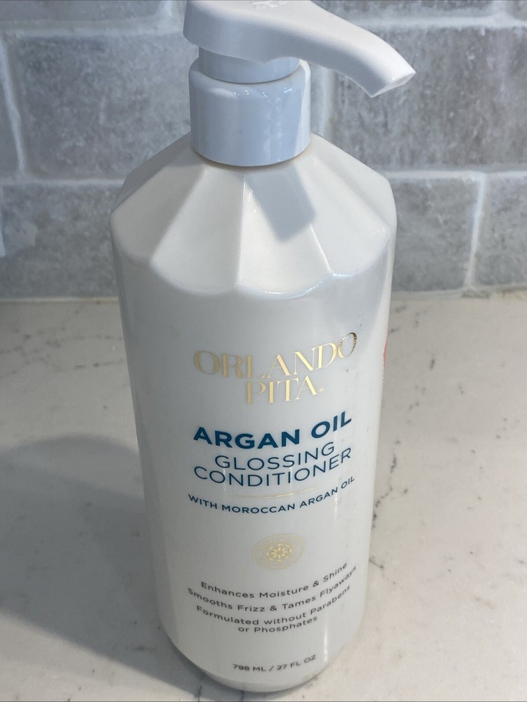 Orlando Pita Argan Oil Glossing Conditioner 27 Oz New Hydrating Formula