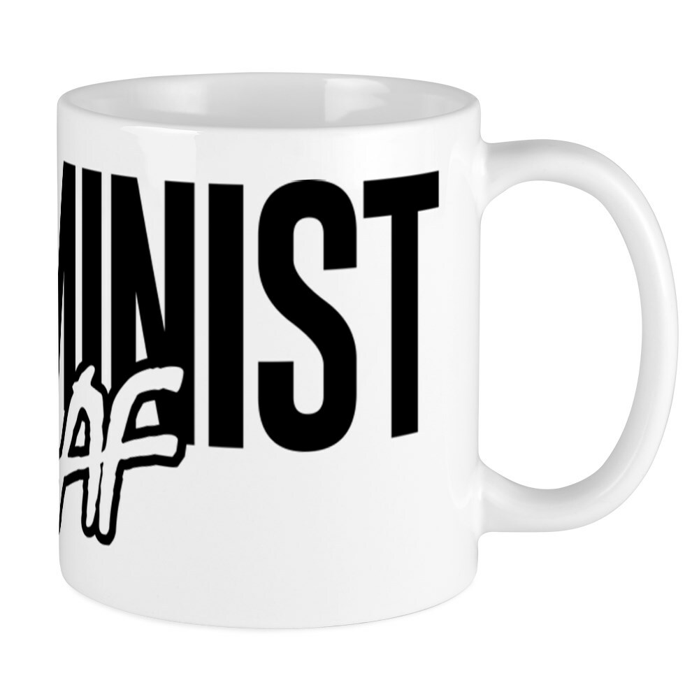 CafePress Feminist AF Mug 11 oz Ceramic Mug (2030729161)