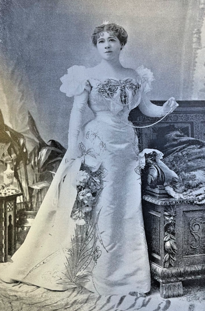 1895 Vintage Magazine Illustration Actress Marie Tempest