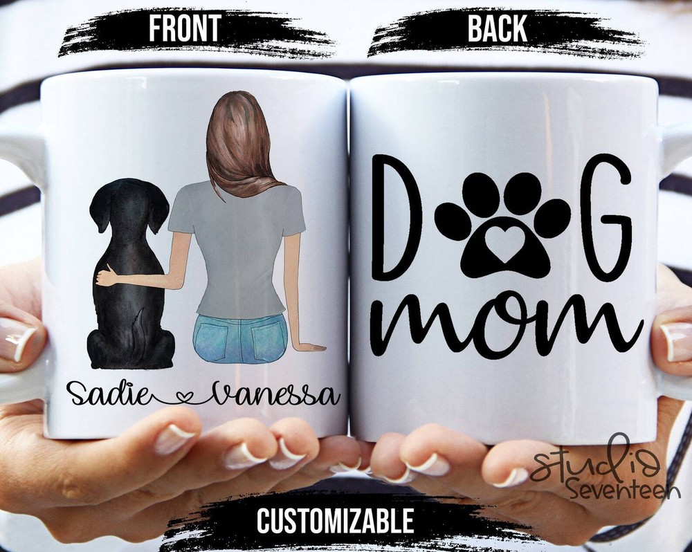 Dog Mom Mug Custom Pet Mug Custom Dog Mugs Personalized Gift For Dog Mom Pet