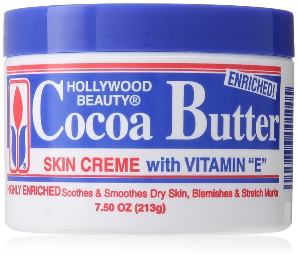 Hollywood Beauty Cocoa Butter Skin Creme with Vitamin E 7.5 Ounce (Pack of 1)