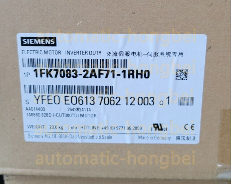1FK7083-2AF71-1RH0 SIEMENS Motor 1FK70832AF711RH0Fast Shipping FreeTax #MS