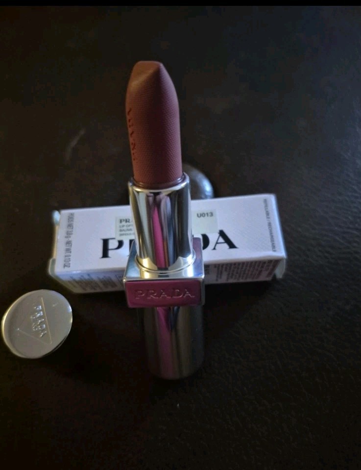 Prada Lip Balm in Guava for Hydrated Soft Lips