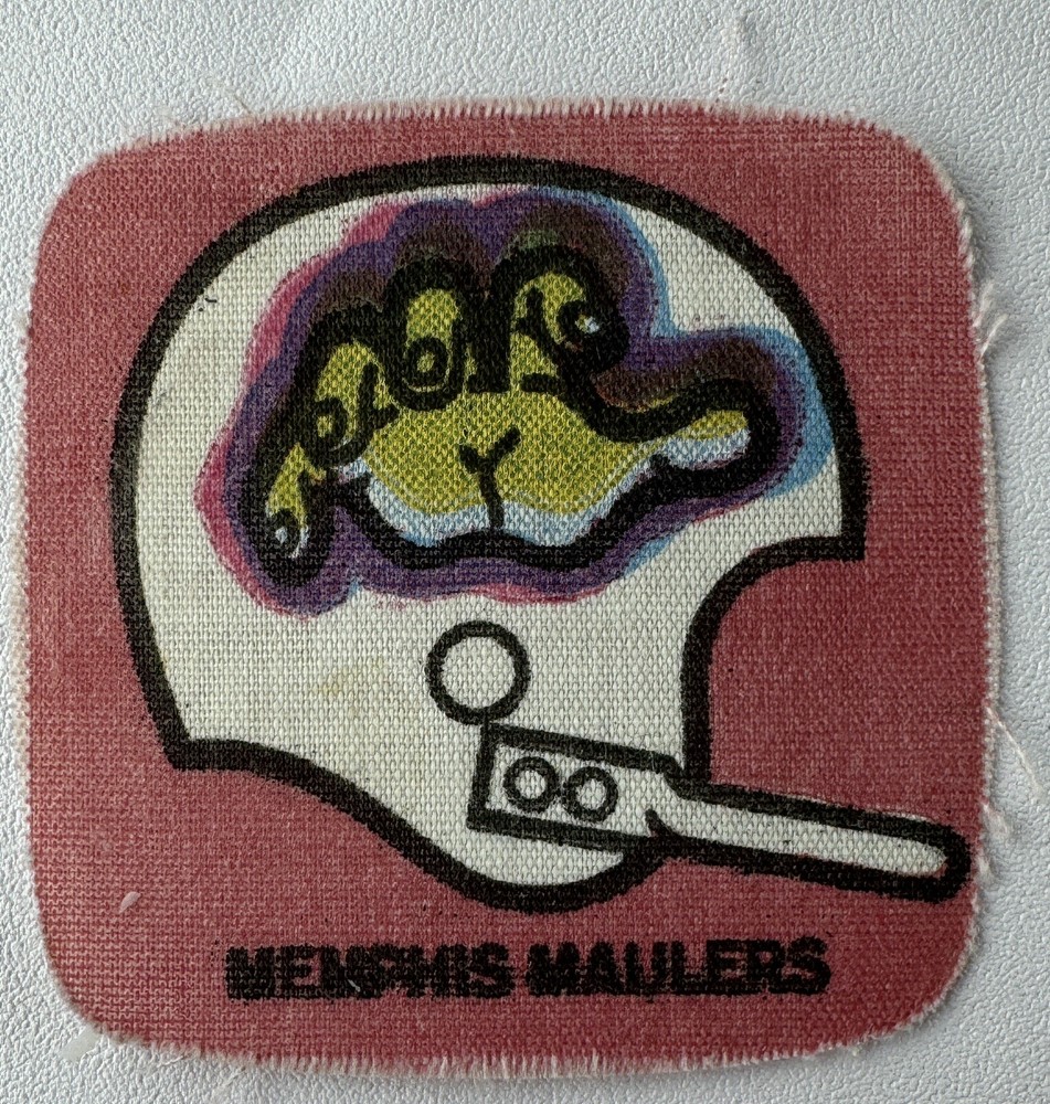 Rare Vintage Memphis Maulers Iron On Patch As Is