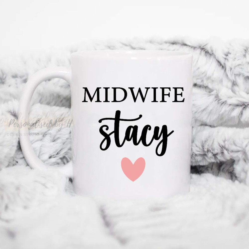Personalised Midwife Mug New Midwife Gift Future Midwife Thank You Midwife Best