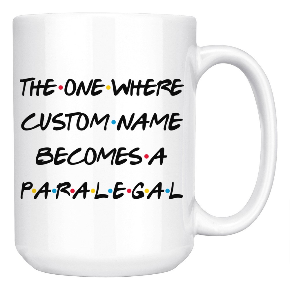 Personalized Paralegal Graduation Mug Paralegal Promotion Present Best Paralegal