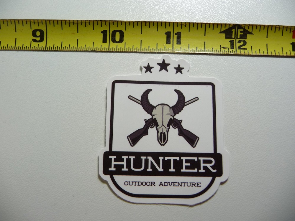 Hunter Rifles Decal Sticker for Hunting Outdoor Wildlife Enthusiasts