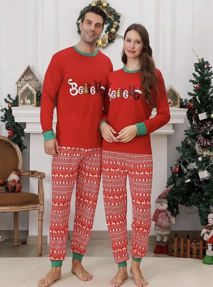 Men’s Size XL Christmas Pajamas. “BELIEVE” Brand New