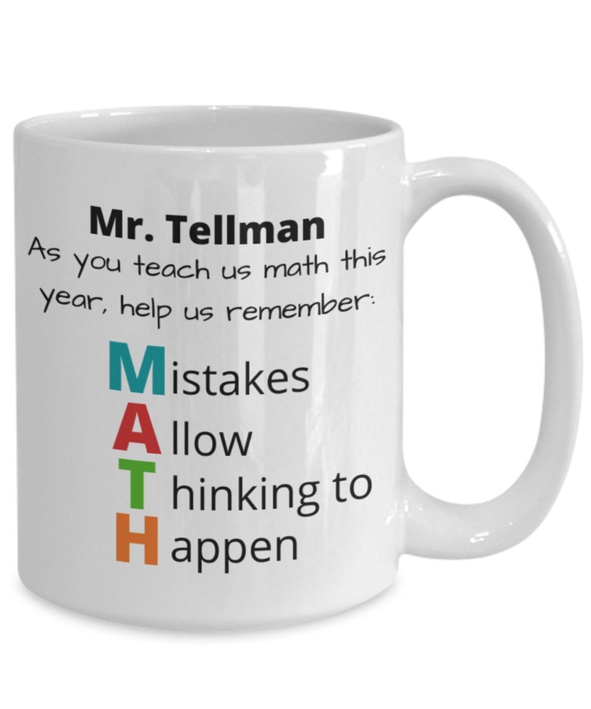 Back To School Teacher Gift Back To School Gifts For Math Teacher Teacher
