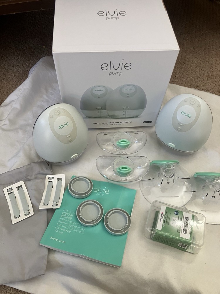 Elvie Double Silent Wearable Breast Pump Model EP01