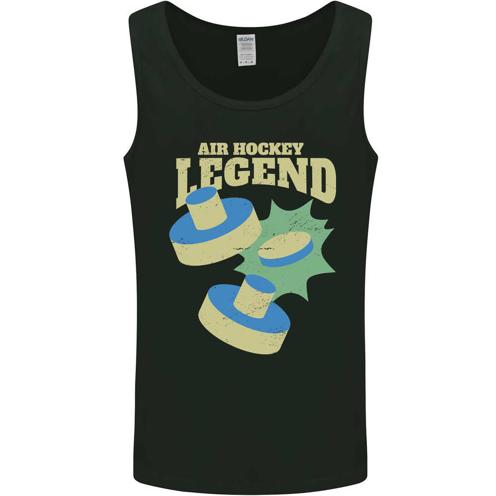 Funny Air Hockey Legend Mens Vest Tank Top