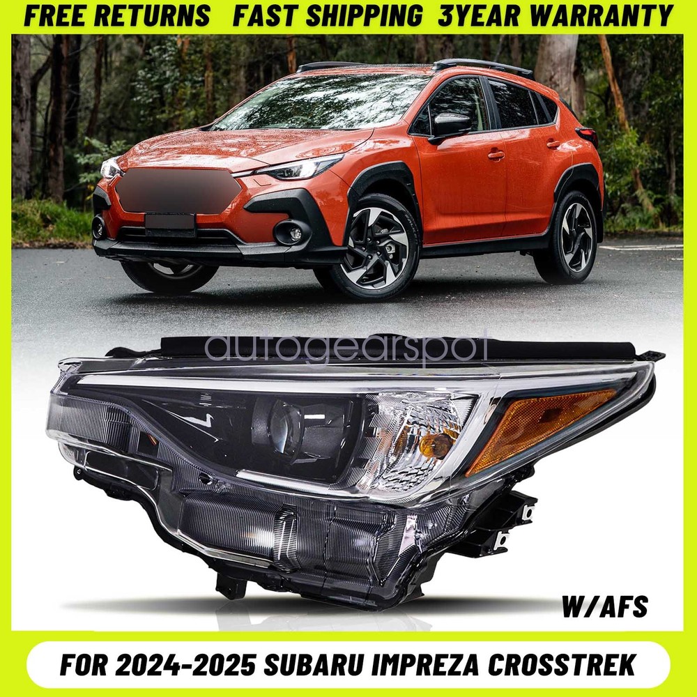 For 2024 2025 Subaru Crosstrek Impreza LED Headlight Left Driver Side w/AFS