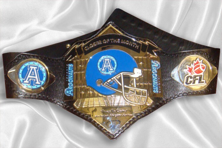 Toronto Argonauts Championship Belt 2MM Brass